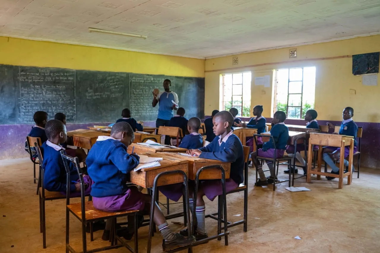 Challenge Farm students